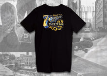 Load image into Gallery viewer, Back view of a 7th circle tattoo & piercing t-shirt