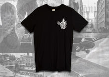 Load image into Gallery viewer, Front view of a 7th circle tattoo & piercing t-shirt