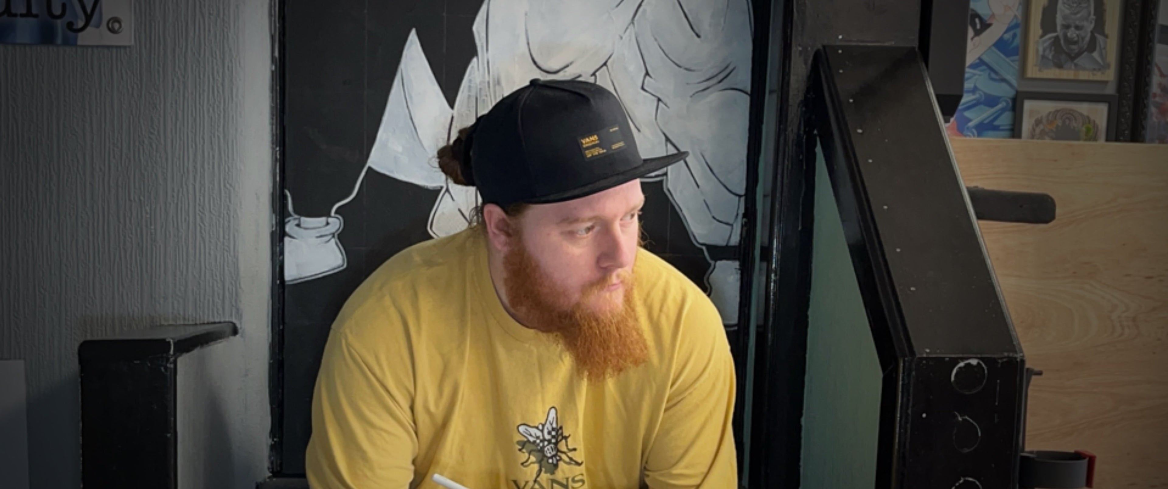 I interviewed Kevin and all I got was a Bob Ross sticker!