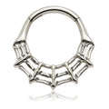 Ti Couture Cobweb Hinge Ring - 7th Circle Tattoo & Piercing