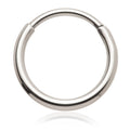 Steel Plain Hinged Ring - 7th Circle Tattoo & Piercing