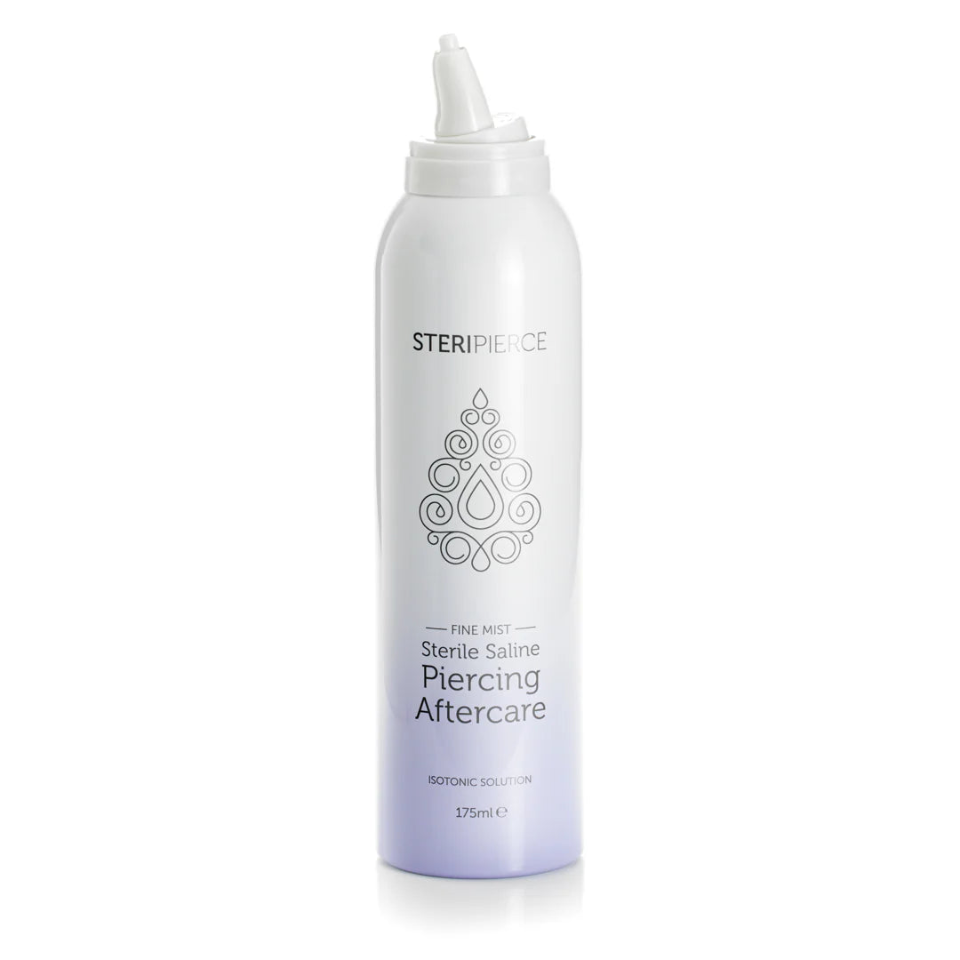 SteriPierce Fine Mist Sterile Saline Piercing Aftercare 175ml & 75ml