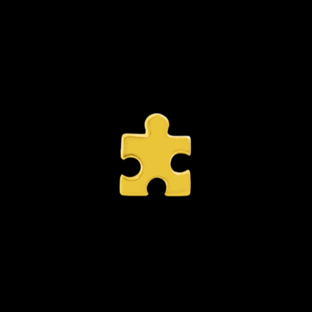 JUNIPURR JEWELRY GOLD PUZZLE PIECE - 7th Circle Store - Body jewellery - Junipurr jewellery
