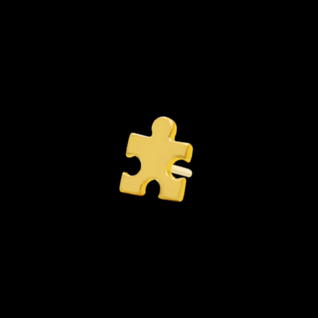 JUNIPURR JEWELRY GOLD PUZZLE PIECE - 7th Circle Store - Body jewellery - Junipurr jewellery