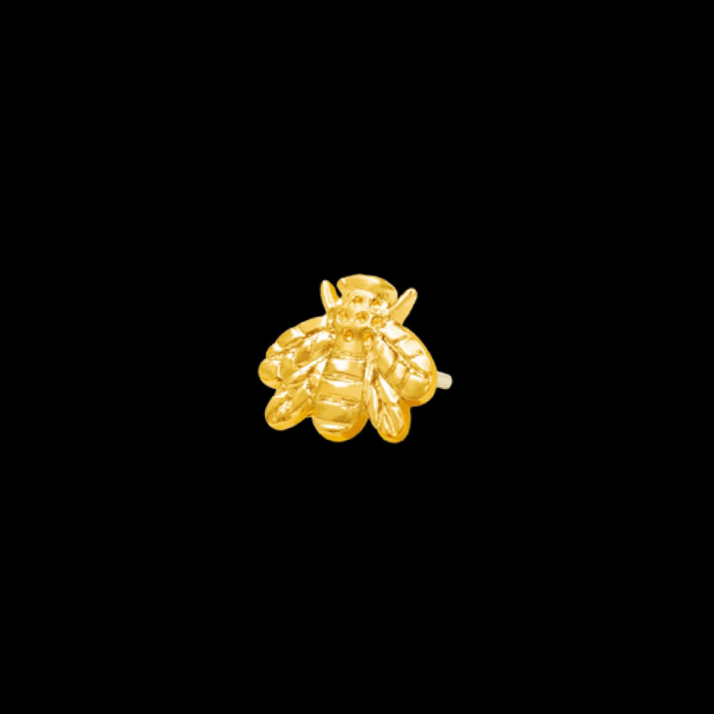 JUNIPURR JEWELRY GOLD BEE - 7th Circle Store - Body jewellery - Junipurr jewellery